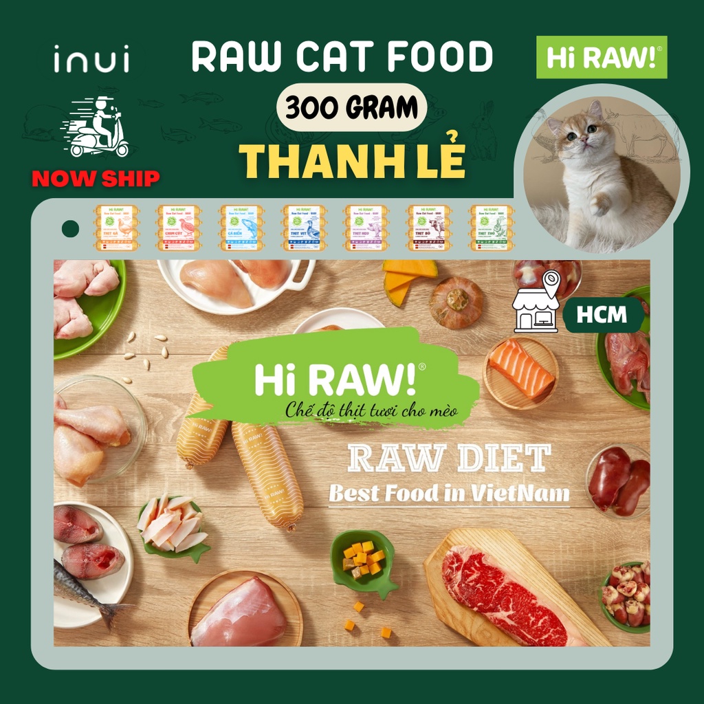 - Thức ăn tươi cho mèo từ 3 tháng tuổi