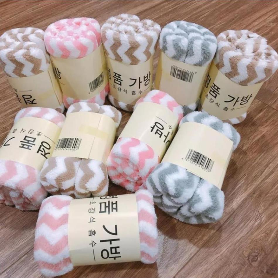 [DEAL SỐC ] KHĂN RỬA MẶT LÔNG CỪU XUẤT HÀN QUỐC KT 50x35cm