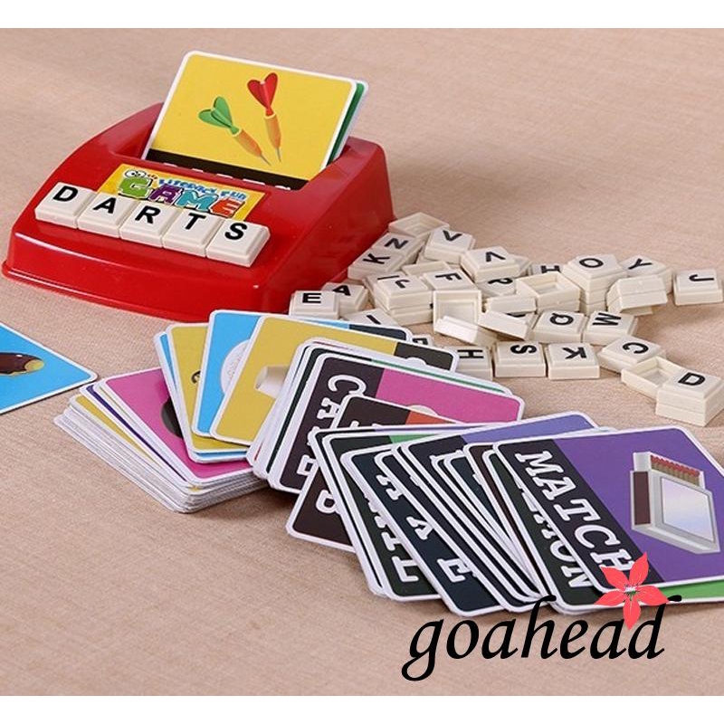 ☞❀❤♕GOAHot Early Educational Toy Gift Fun Learning English Spell the Word for Children