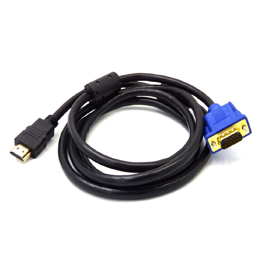 Cáp chuyển đổi đầu cắm 1080P HDMI sang đầu cắm VGA dài 1.8m