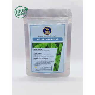 Bột Collagen Bạc Hà Nguyên Chất [Mặt Nạ Dẻo] - Bột Đắp Mặt