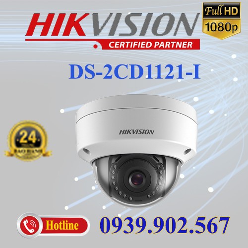 camera IP Dome hồng ngoại 2.0 Megapixel HIKVISION DS-2CD1121-I