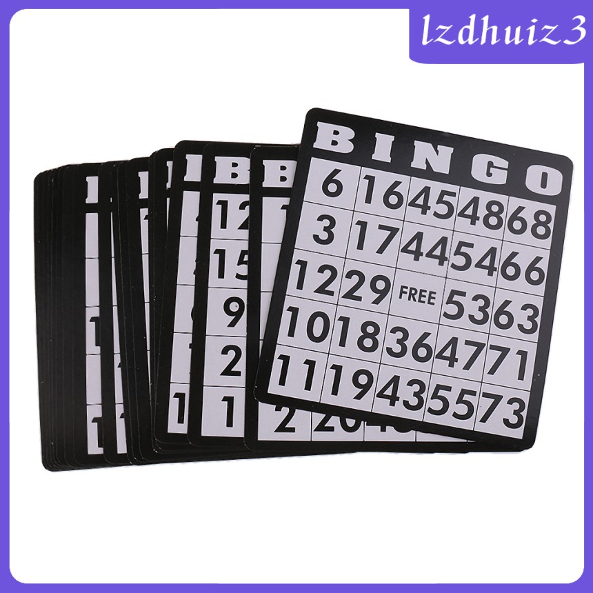 Trò Chơi Bingo Cổ Điển Với 75 Bóng + 150 Thẻ Đánh Dấu 18 Tấm