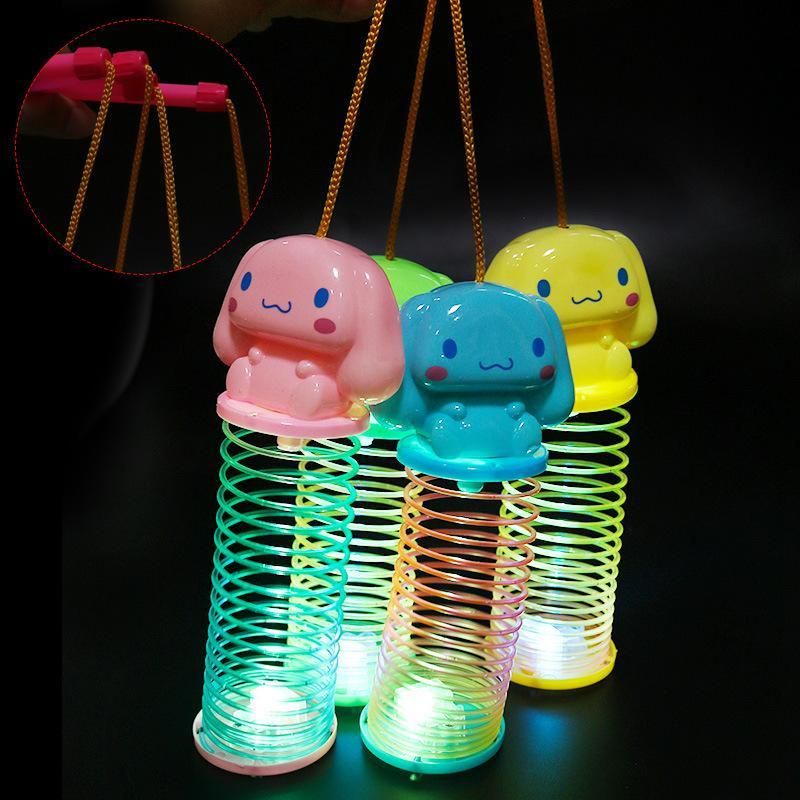 Đồ Chơi Lồng Đèn Lò Xo 💝freeship💝 Nhún Nhảy Có Đèn Led Phát Sáng, Lồng Đèn Led Phát Sáng