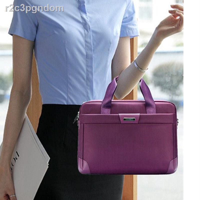 Vải thời trang mới dành cho doanh nhân Oxford di động A4 tập giấy đựng hồ sơ túi tài liệu cặp máy tính nam và nữ