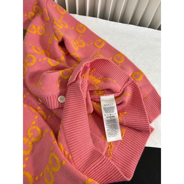 Áo cardigan nữ dáng rộng hoạ tiết chữ thương hiệu Gucci GC cao cấp mẫu 2022