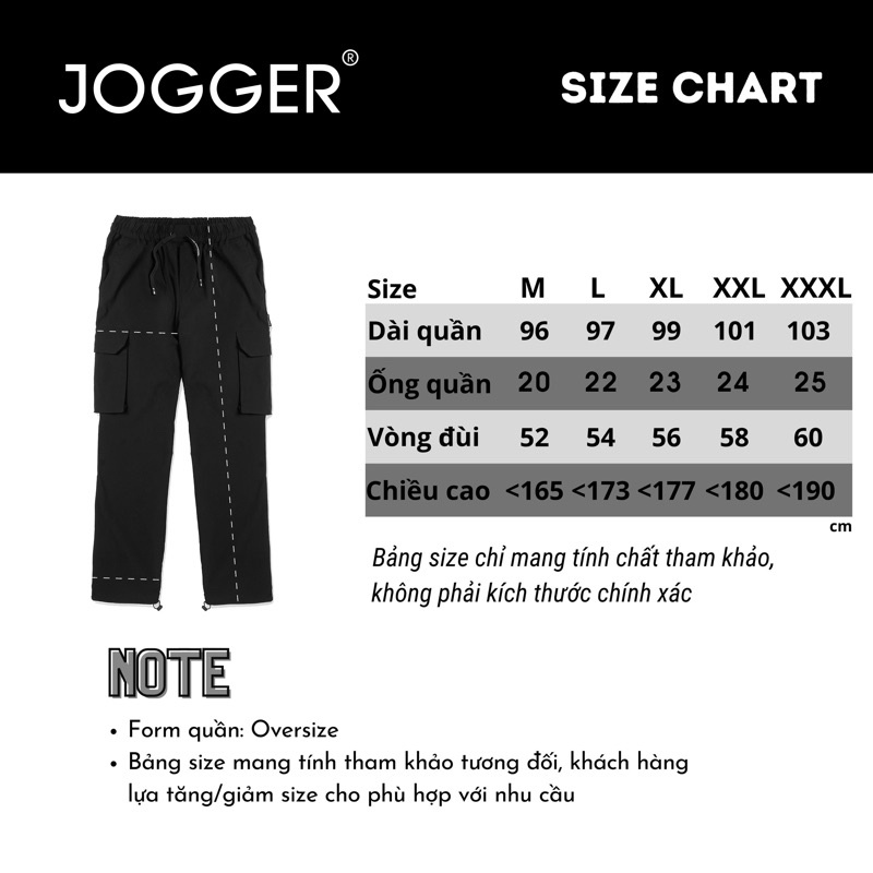 Quần Snap Pants JOGGER 084 Túi Hộp Nam Chất Kaki Ống Rộng