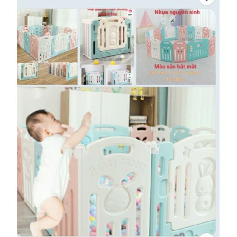 Quây cũi nhựa thanh lẻ, thanh cửa và thanh đồ chơi mẫu Gấp Gọn