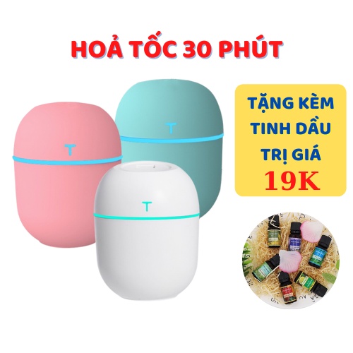 Máy Xông Tinh Dầu Mini Phun Sương Khuếch Tán Tinh Dầu Tỏa Hương Thơm Cho Phòng Ngủ Và Trong Xe Hơi Khử Khuẩn - MINISTORE