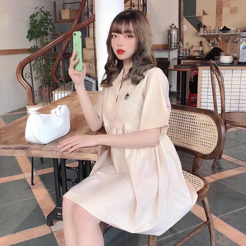 UPZ Đầm Babydoll Logo (4 Màu) | BigBuy360 - bigbuy360.vn