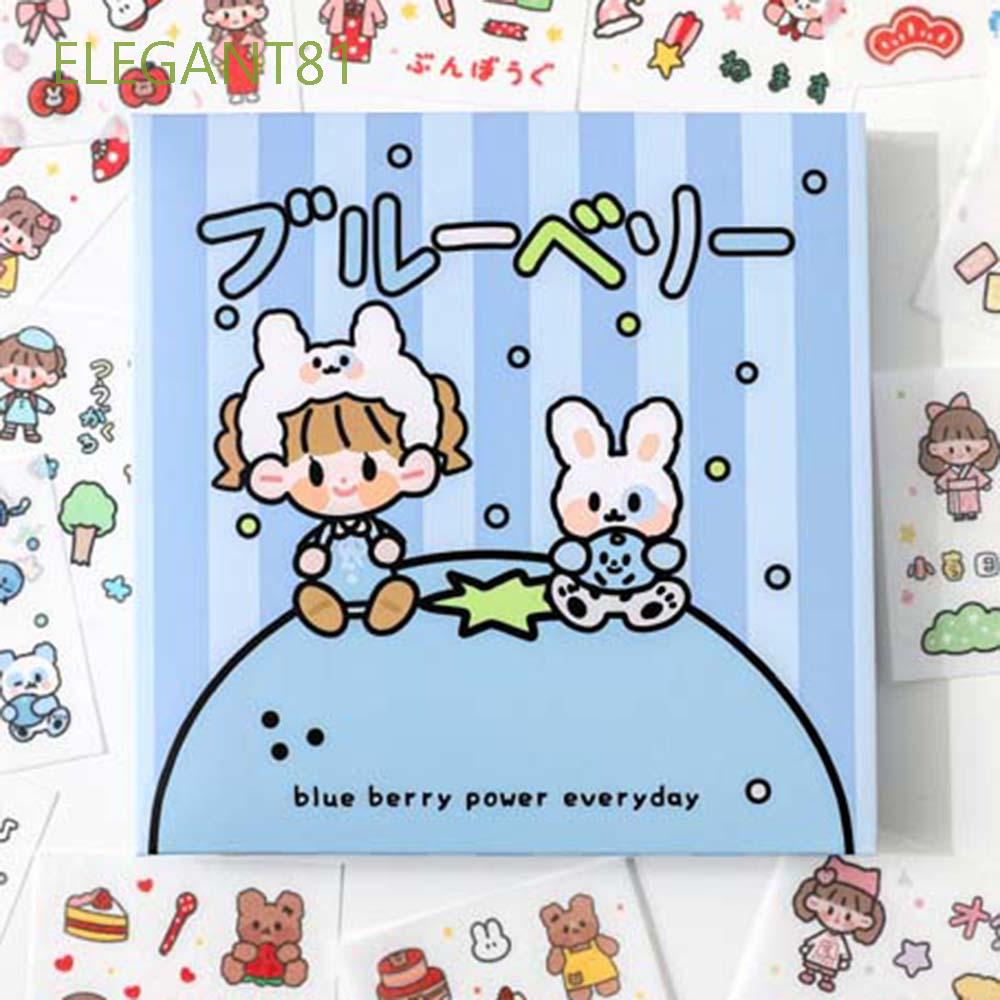 Bộ 100 Miếng Dán Hình Trái Cây / Động Vật Hoạt Hình Dễ Thương Dùng Trang Trí Diy 81