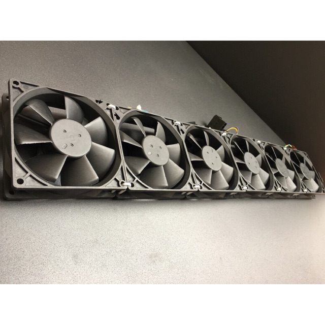 Dàn 6 fan server 12v tháo máy bộ