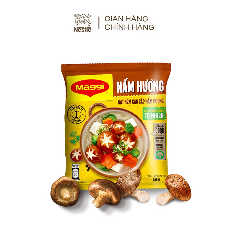 Combo Maggi gia vị trọn bộ:nước tương đậu nành đậm đặc 700ml+hạt nêm vị nấm hương gói 450g+nước mắm 490ml+dầu hào 820g