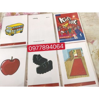 Flashcards Kid’s Box level 1- in 2 mặt -ép plastics