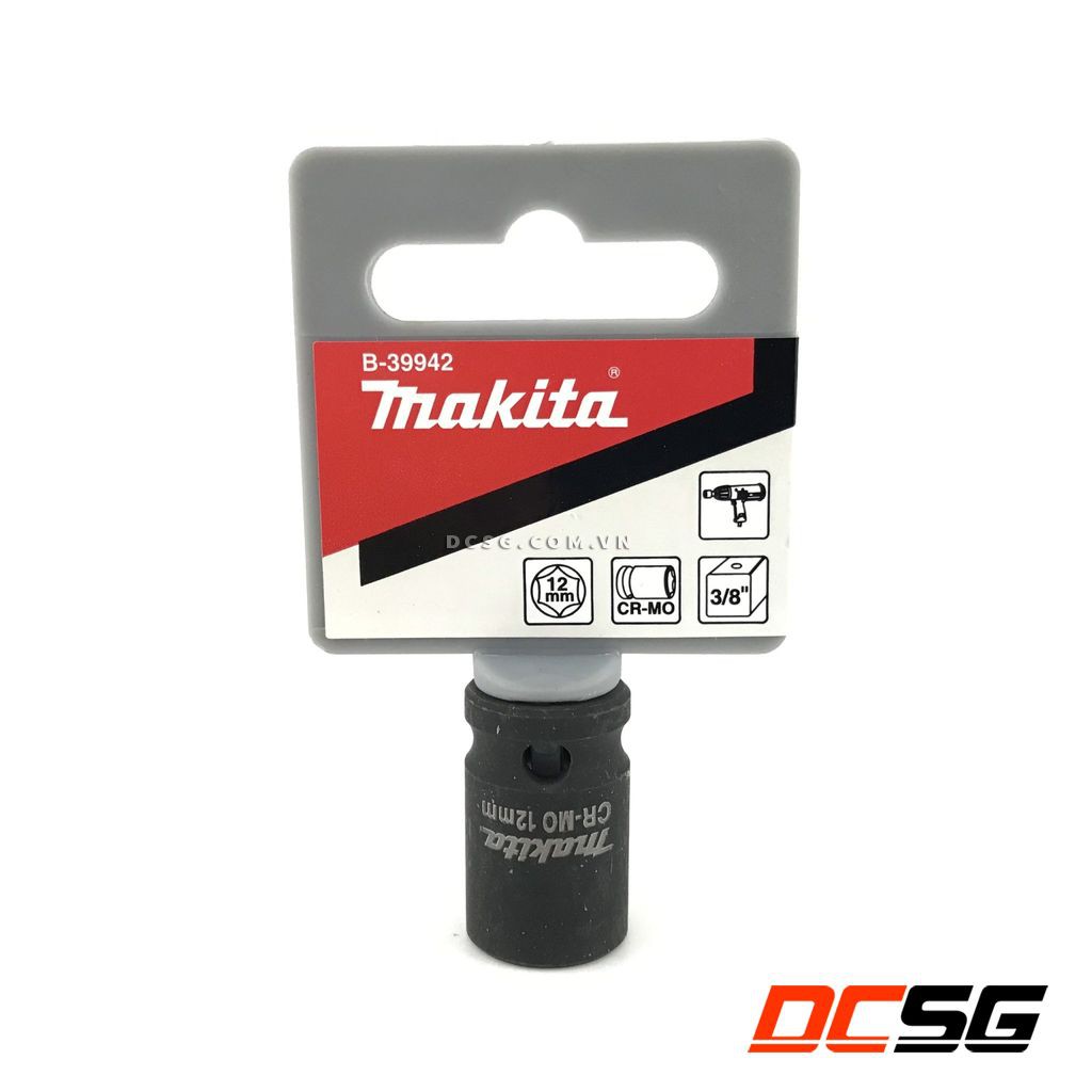 Đầu tuýp ngắn 3/8&quot; 12mm Makita B-39942