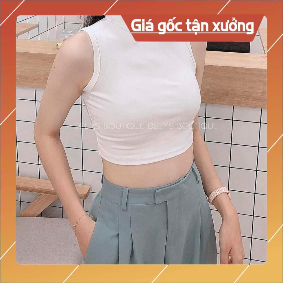 free ship. áo ba lỗ ngược croptop nhiều màu .