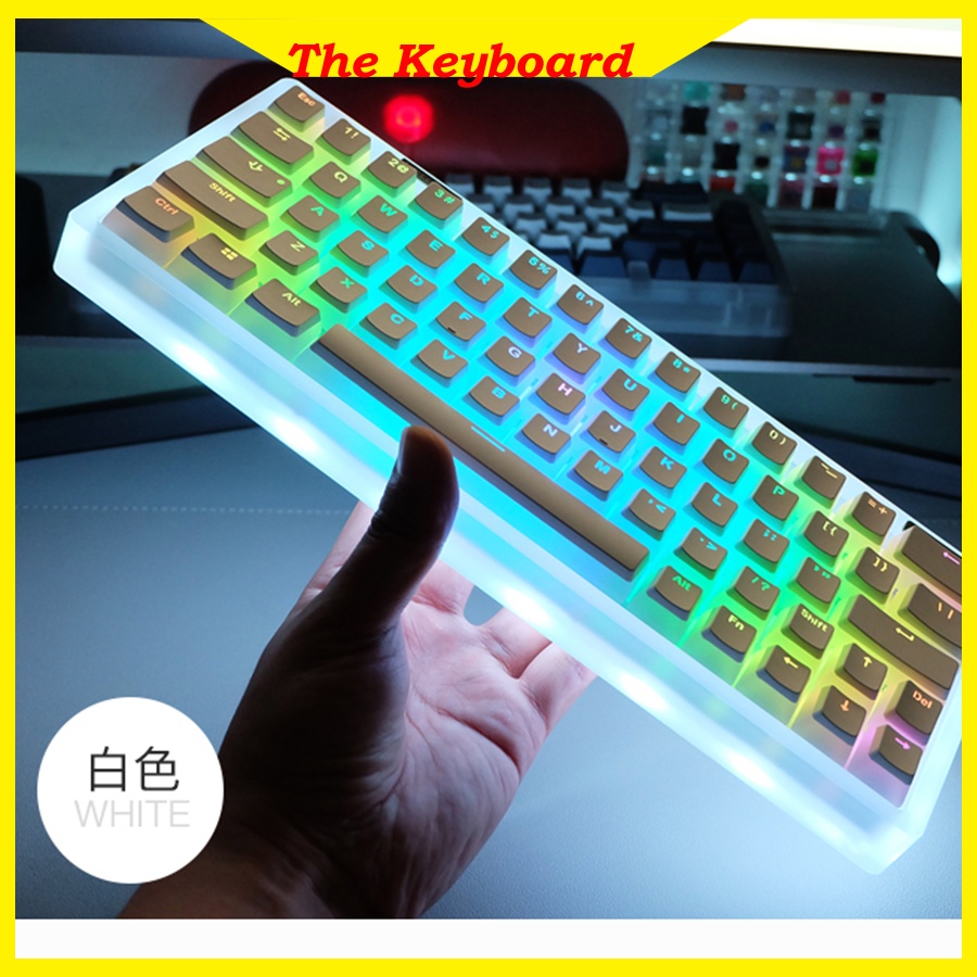 Keycap Pudding PBT 134 phím. Keycap xuyên led giá rẻ siêu đẹp.