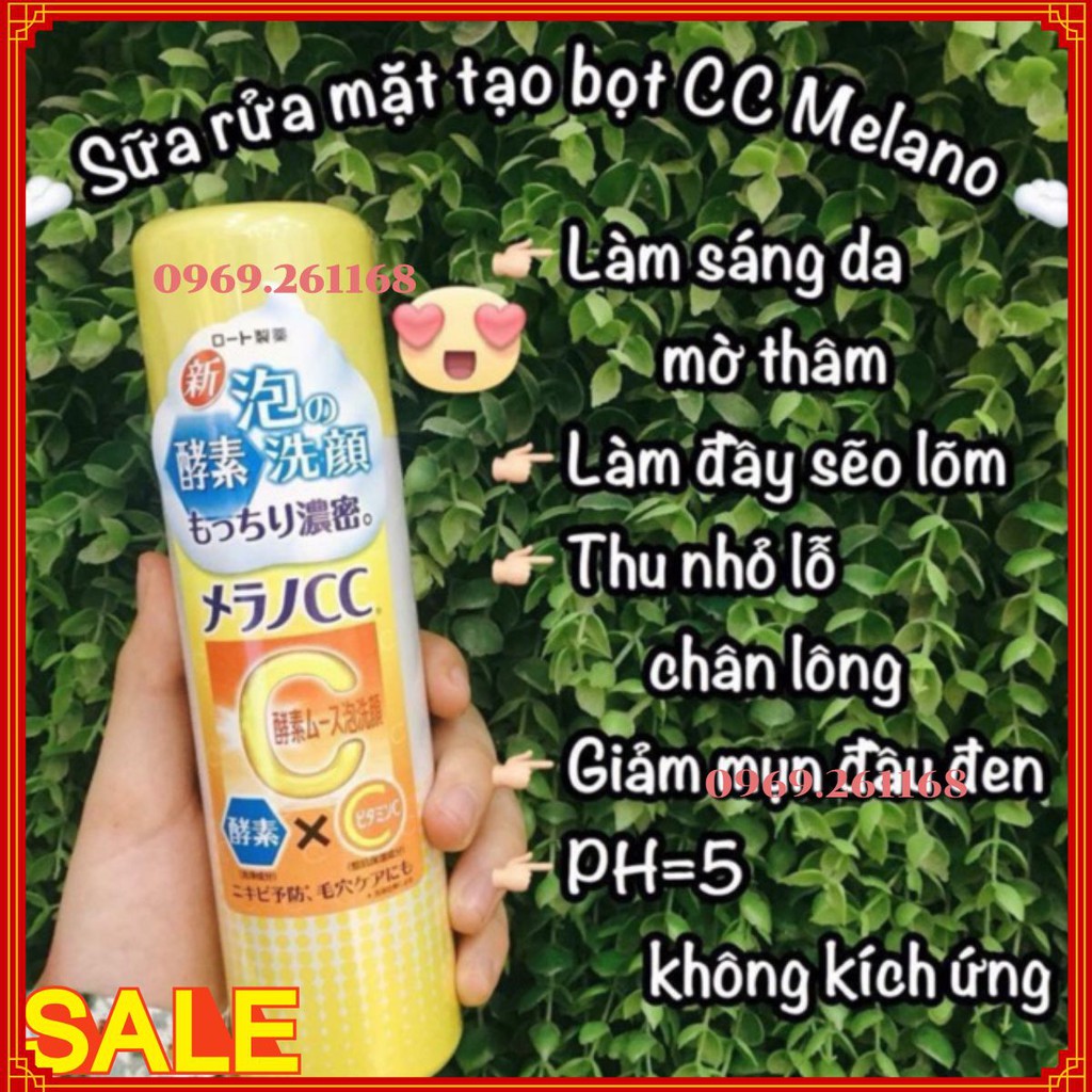 Sữa rửa mặt MELANO CC VITAMIN FACE WASH