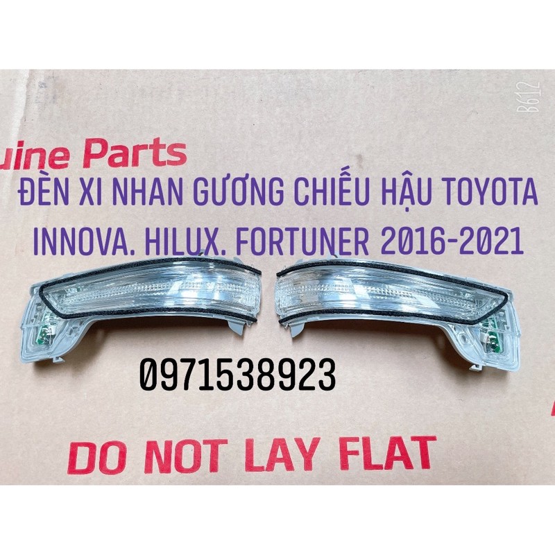 Đèn Xi Nhan Gương Trái, Phải sử dụng trên các dòng xe Toyota Innova, Hilux, Fortuner, Vios, Camry, corolla altis, yarris