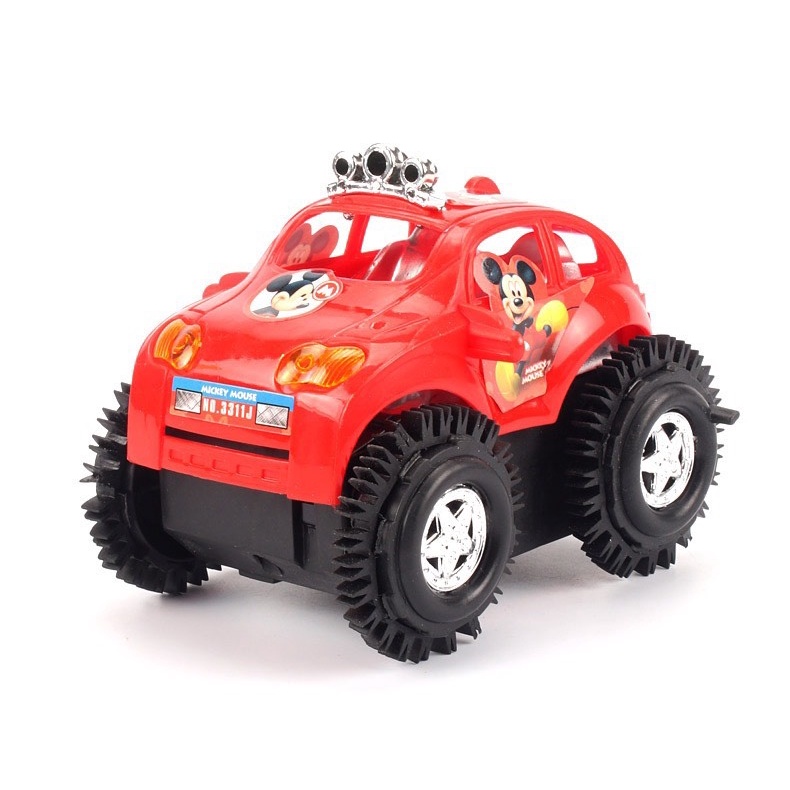 Xe hình mickey có trớn cho bé