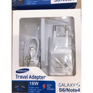 Bộ Sạc Samsung Galaxy S6 / Note4 (Micro USB)