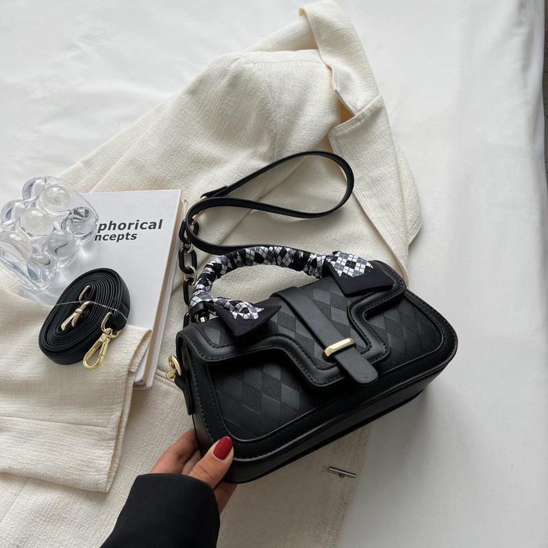 Túi Đeo Chéo Hình Vuông Nhỏ Thiết Kế niche Cổ Điển Chất Lượng Cao Cho Nữ