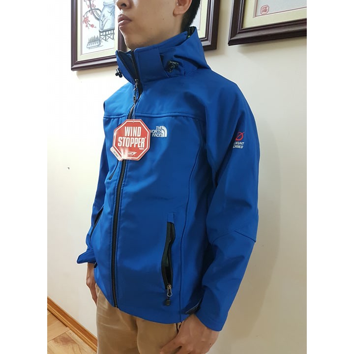 [Freeship Toàn Quốc]Áo nỉ softshell TNF Cho nam màu Xanh Dương cho người to béo