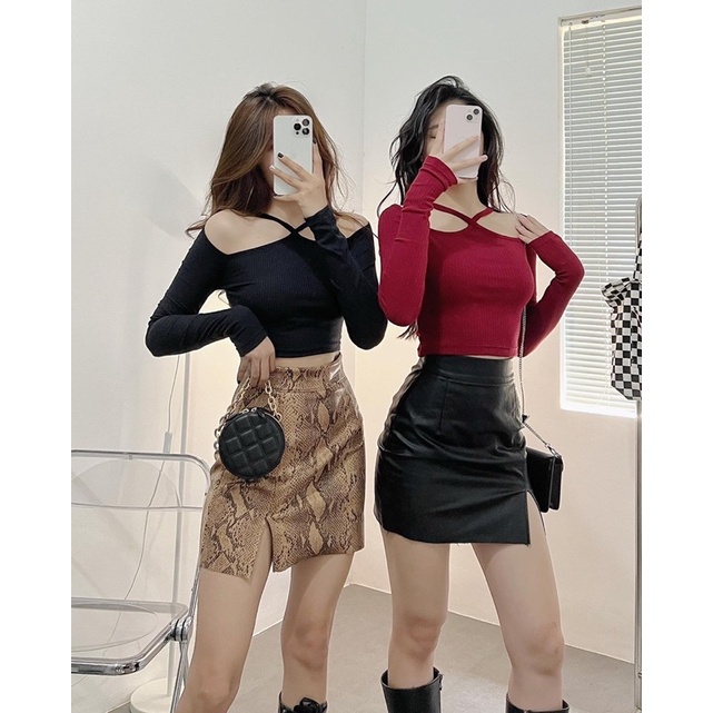 Mie Croptop▪Áo yếm tay dài 𝐁𝐞𝐬𝐭 𝐒𝐞𝐥𝐥𝐞𝐫
