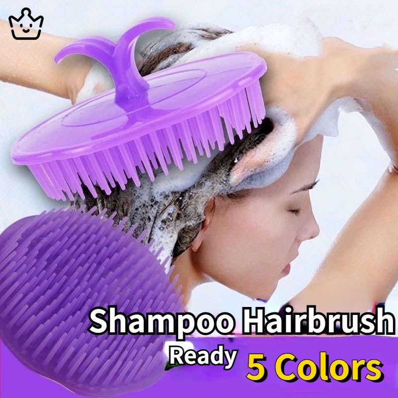 Bàn Chải Mát Xa Da Đầu Mềm Mại Tiện Dụng Khi Tắm
