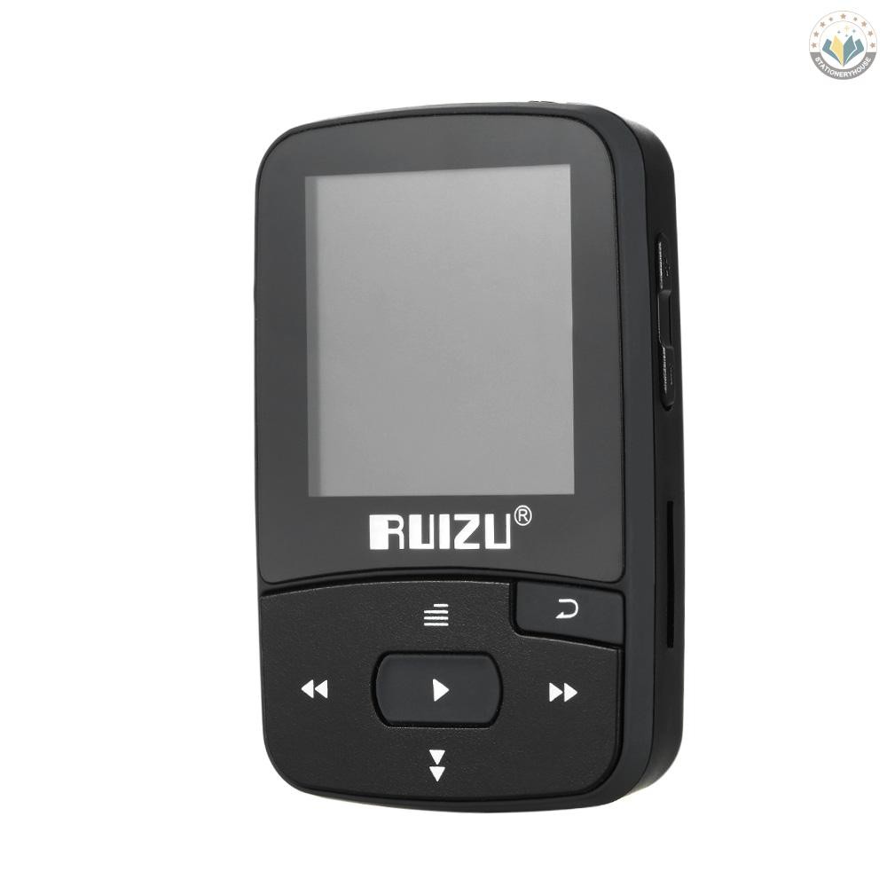 Máy Nghe Nhạc Mp3 Ruizu X50 8gb 1.5in Kết Nối Bluetooth Hỗ Trợ Thẻ Tf