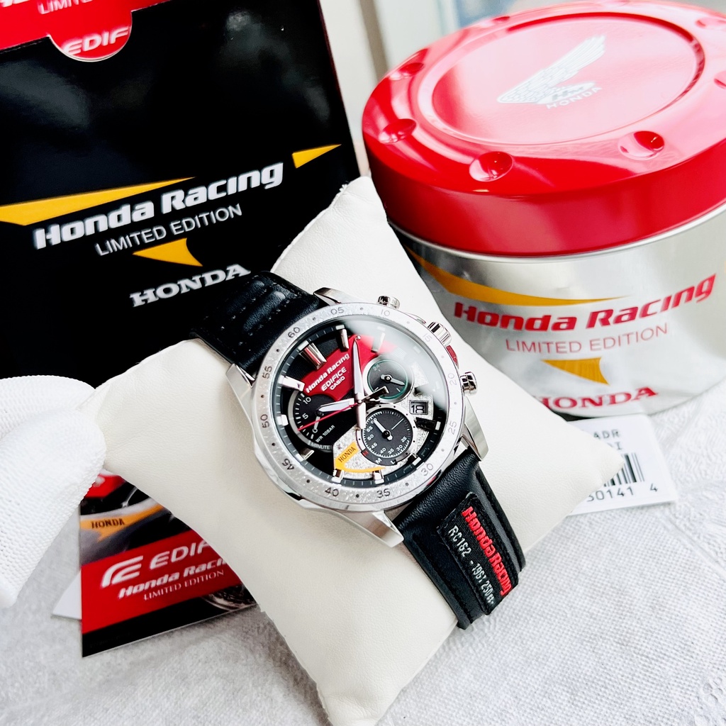 Đồng hồ nam dây da Casio Edifice EQS-930HR-1A Honda Racing