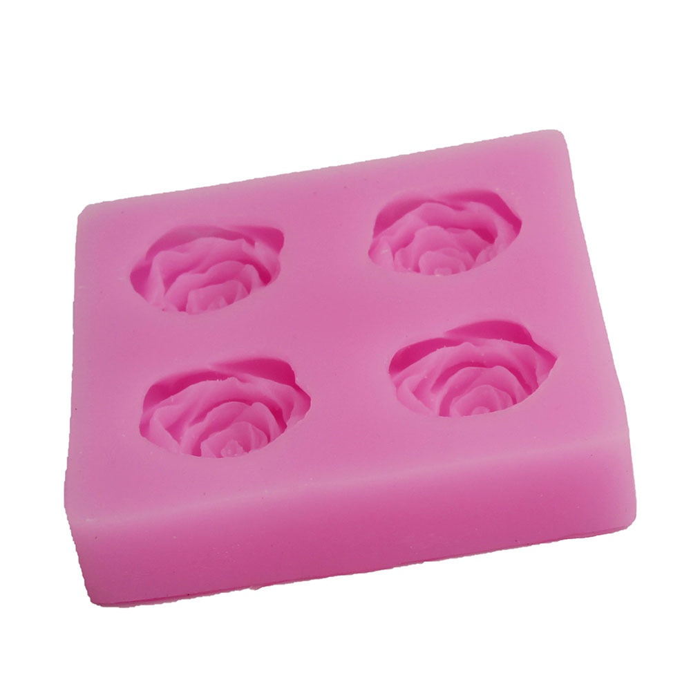 Khuôn Silicone Làm Bánh Kẹo Hình Bông Hoa DIY