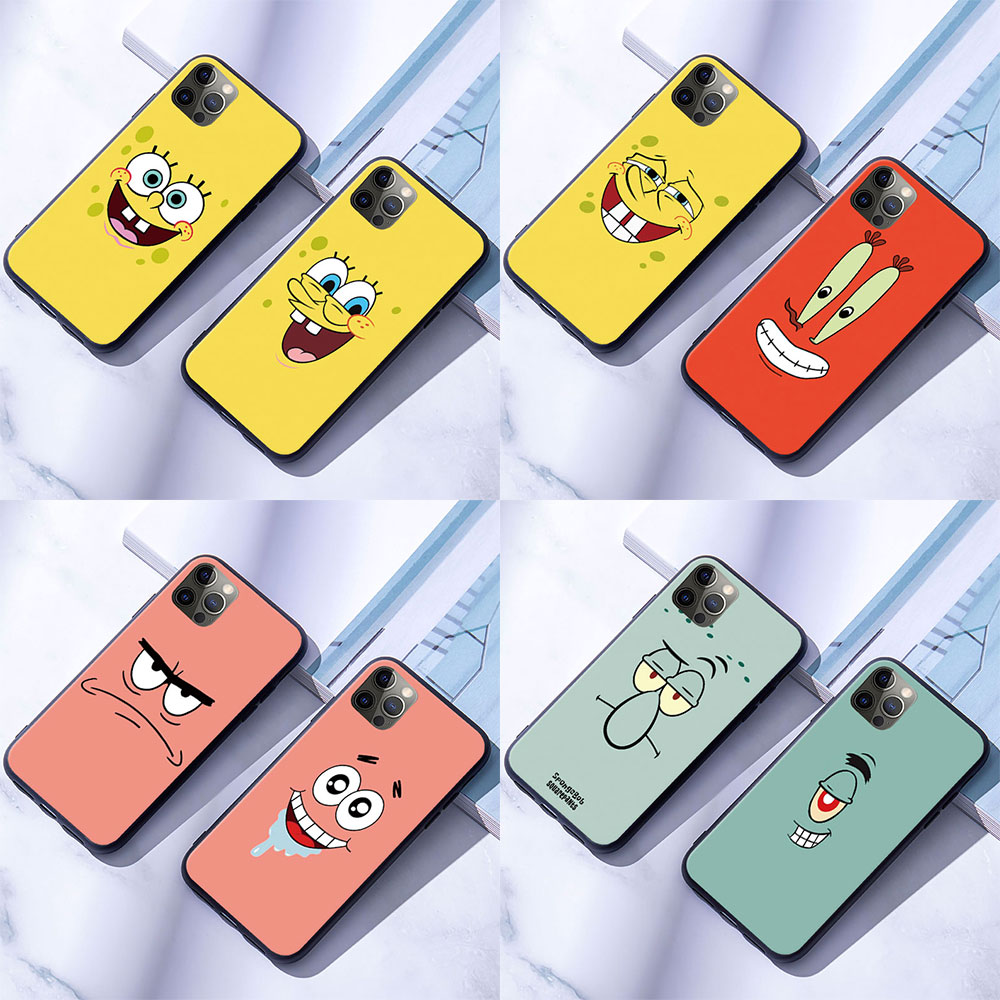 Samsung Galaxy S6 / S6 Edge / S6 Edge Plus + Mềm Case Vỏ Điện Thoại SpongeBob SquarePants