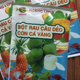 Bột thạch rau câu con cá