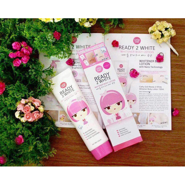 Sữa Dưỡng Thể Trắng Da Toàn Thân Cathy Doll Ready 2 White Whitener Body Lotion 150ml