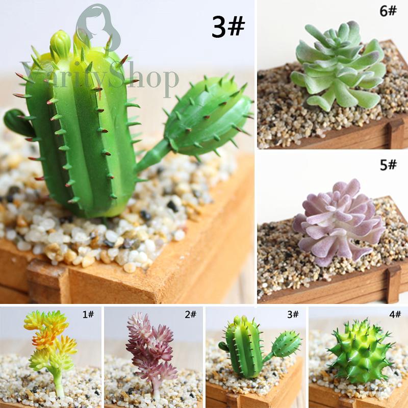 Cây xương rồng giả bằng nhựa dễ thương để trang trí nội thất
