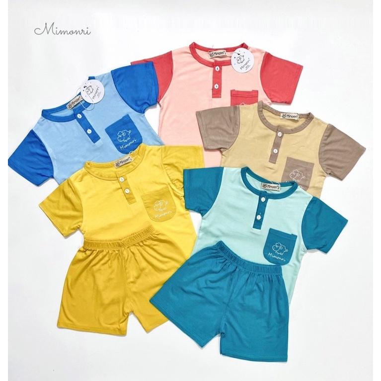 BỘ CỘC TAY THUN LẠNH CỔ TRỤ SIÊU ĐẸP CHO BÉ