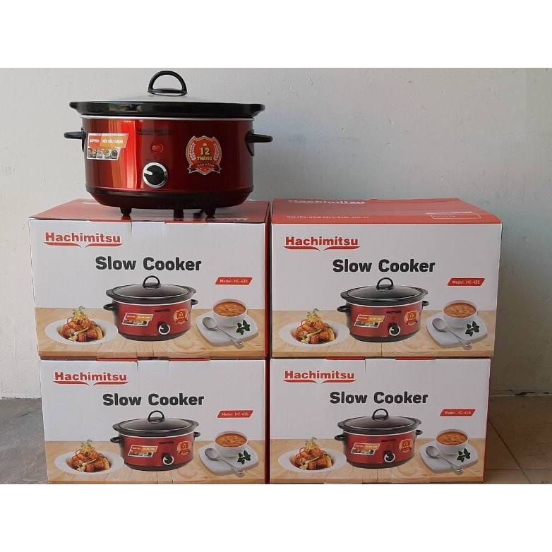 Nồi nấu chậm 3,5 lít HACHIMITSU 200w