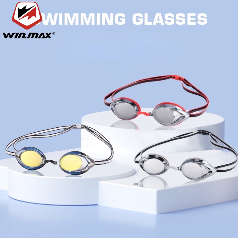 Kính bơi WINMAX silicone HD chống thấm nước/sương mù chuyên dùng thời trang cho nam nữ