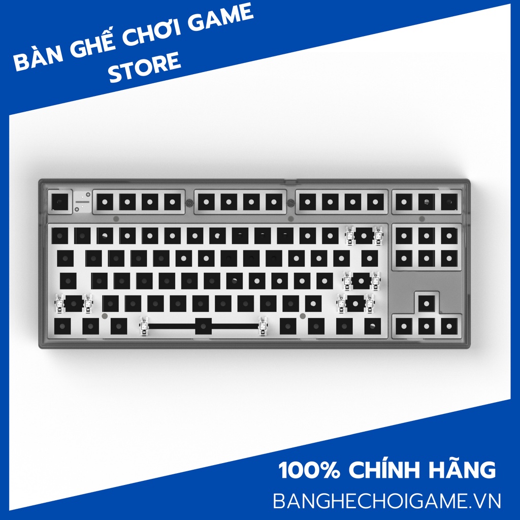 Bộ KIT bàn phím cơ FL-Esports MK870 3 mode  mạch xuôi, sẵn foam, led RGB- Hàng chính hãng