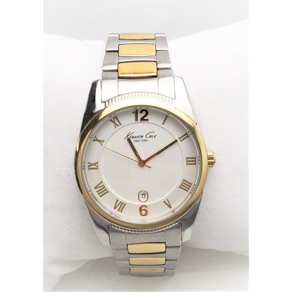 Đồng Hồ Nam Dây KENNETH COLE New York KC3818 Men's Analog Watch Two-Tone Bracelet.