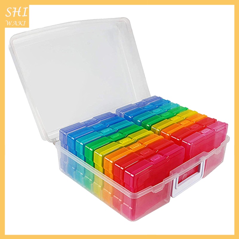 [In Stock]Photo Storage Holder Box Picture Case Keeper Clear Protect Photo Organizer