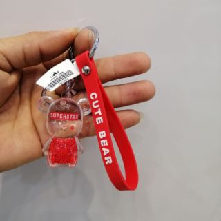 MÓC KHÓA GẤU NƯỚC CUTE CÓ DÂY