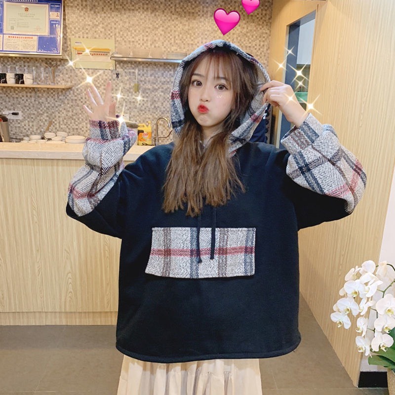 Áo hoodie nỉ, Áo Dạ cao cấp có mũ form rộng Hàn Quốc | BigBuy360 - bigbuy360.vn