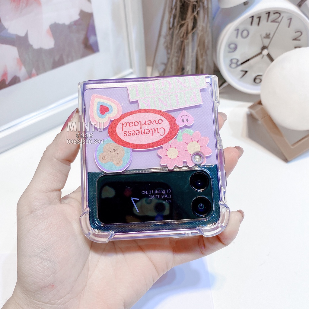 Ốp Samsung Galaxy Z Flip5 5G / Z Flip 5 / Z Flip4 5G / Z Flip 4 / Z Flip3 5G / Z Flip 3 -mã ZF09