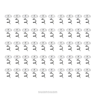 Set 50/100 nút ghim đầu xoắn ốc dùng bọc cố định vỏ áo gối đồ nội thất và ga giường