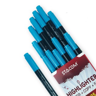 [Giảm SỐC] Combo 2/5 Bút dạ quang 02 đầu, 02 màu 02 đầu, màu sắc tùy chọn | Stacom HL105