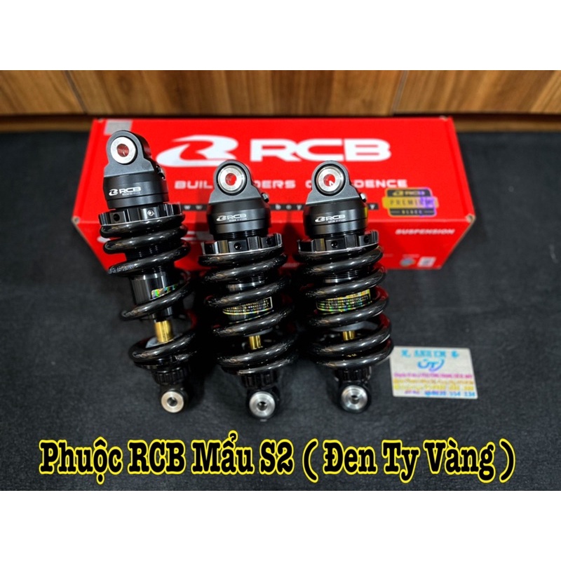 Phuộc RCB S2 Ex150/Ex135 Winner/Sonic ( Đen Ty Vàng ) Chính Hãng &gt;&gt;&gt;&gt;