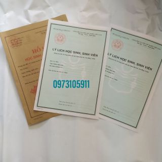 Com bộ 100 bộ hồ sơ học sinh sinh viên