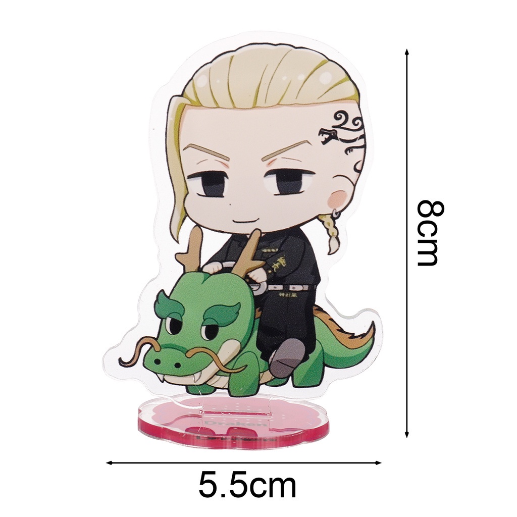 Mô hình nhân vật anime Genshin bằng acrylic có giá đỡ để bàn trang trí